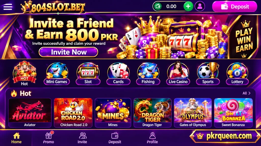 804SLOT.BET game registration screen with casino graphics