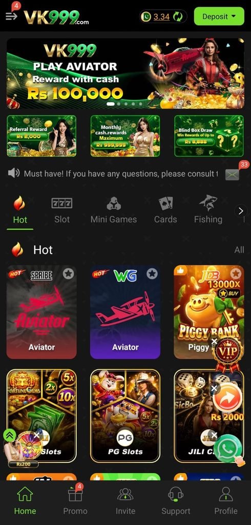 VK999 game logo for online gaming platform download free for android user